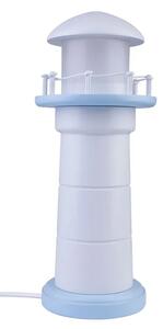 Biało-niebieska mała lampka dziecięca LED latarnia - S186-Dinos