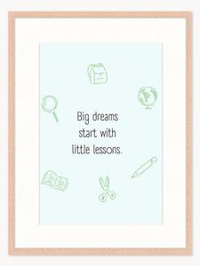 Oprawiony druk cyfrowy Big Dreams, różne rozmiary