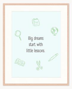 Oprawiony druk cyfrowy Big Dreams, różne rozmiary