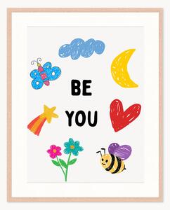 Oprawiony druk cyfrowy Be You, różne rozmiary