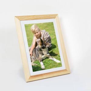 Ramka na zdjęcia 18x24 cm z drewna surowego sosnowa ramka DIY FRAMAI®