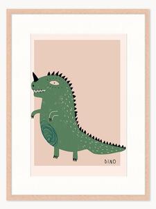Oprawiony druk cyfrowy Dino, różne rozmiary