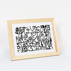Ramka na zdjęcia 18x24 cm z drewna surowego sosnowa ramka DIY FRAMAI®