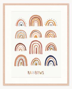 Oprawiony druk cyfrowy All the Rainbows, różne rozmiary