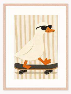 Oprawiony druk cyfrowy Cool Duck, różne rozmiary