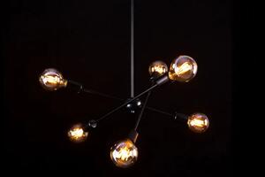Czarna nowoczesna lampa żarówki - D036-Dantos
