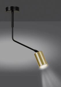 Czarna industrialna lampa sufitowa - D058-Rafio