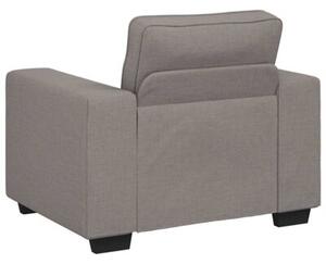 Sofa fotel taupe 100x77x82 cm tkanina