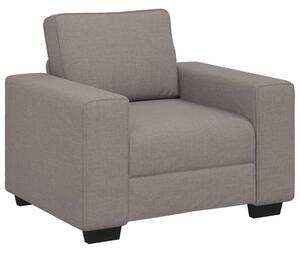 Sofa fotel taupe 100x77x82 cm tkanina