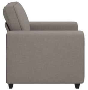 Sofa fotel taupe 100x77x82 cm tkanina