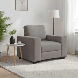 Sofa fotel taupe 100x77x82 cm tkanina