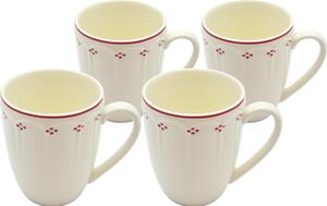 Mäser Zestaw kubków do kawy Lova Red 390 ml, 4szt