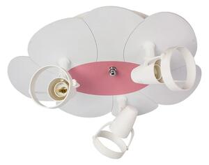 Biało-różowa dziecięca lampa sufitowa - S212-Gersa