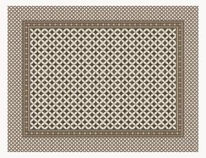 Mata podłogowa z winylu Dalia Sepia