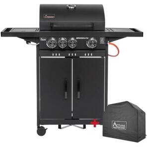 Grill ogrodowy gazowy ACTIVA Brooklyn 19741GB 8.4kW 52 x 38 cm