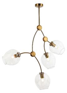 Wisząca lampa sufitowa Adamo 4xE27 złota led