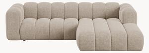 Narożna sofa modułowa z szenilu Lupine (3-osobowa)