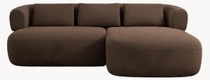 Sofa narożna z weluru Jenny (2-osobowa)