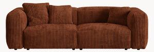 Sofa modułowa o wyglądzie sztruksu Martina (3-osobowa), S 244 cm