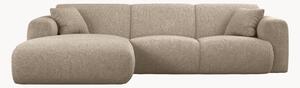 Sofa narożna z szenilu Molino (4-osobowa)