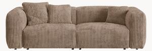 Sofa modułowa o wyglądzie sztrusu Martina (3-osobowa), S244 cm