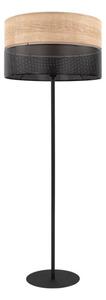 Lampa podłogowa TK Lighting NICOL 55123 czarno-beżowa 159 cm, E27 – nowoczesna do salonu i sypialni