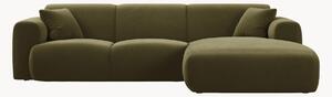 Sofa narożna z weluru Molino (4-osobowa)