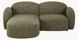Sofa narożna z szenilu Blair (2-osobowa)