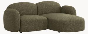 Sofa narożna z szenilu Blair (2-osobowa)