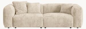 Sofa modułowa o wyglądzie sztruksu Martina (3-osobowa), S 244 cm
