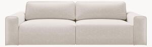 Sofa z szenilu z funkcją spania i schowkiem Victor (3-osobowa), S 246 cm