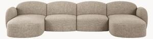 Sofa panoramiczna z szenilu Blair (6-osobowa)