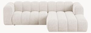 Narożna sofa modułowa z szenilu Lupine (3-osobowa)