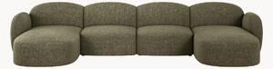 Sofa panoramiczna z szenilu Blair (6-osobowa)