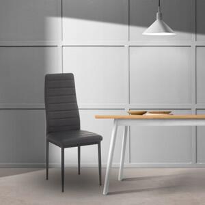 Nowoczesne krzesło kuchnia jadalnia Loft tapicerowane Mark II KT115 czarne