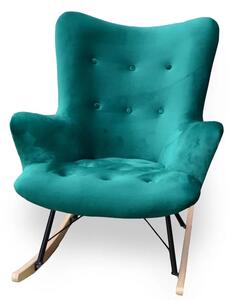 Bujany fotel tapicerowany - Zernes 3X 40 kolorów