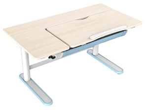 Niebieskie biurko elektryczne dla dzieci - Tobiso 2X