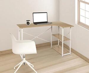 Skandynawskie biurko białe - Nildi