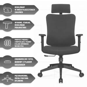Fotel HELL'S CHAIR HC-1041 Czarny