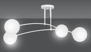 Biała nowoczesna lampa sufitowa - D071-Hirtis