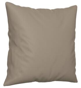 Sofa 3-osobowa z poduszkami, kolor taupe, 180 cm, mikrofibra
