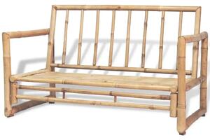 Zestaw bambusowych mebli ogrodowych z poduszkami - Mollie 3X