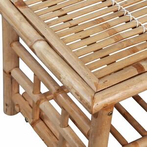 Zestaw bambusowych mebli ogrodowych z poduszkami - Mollie 3X