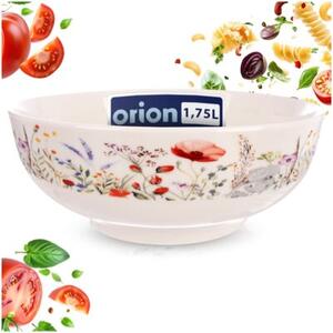 Miska sałatkowa porcelanowa biała MAKI 20,5 cm, 1,6 l