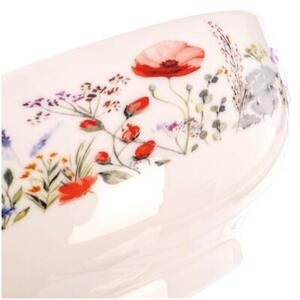 Miska sałatkowa porcelanowa biała MAKI 20,5 cm, 1,6 l