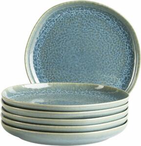 Mäser Zestaw talerzy deserowych Cordelia Atacama Green Textura 22 cm, 6 szt