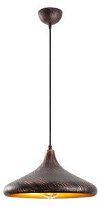 Lampa wisząca Barek - 11546, czarny/miedziany