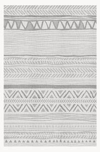 Mata podłogowa z winylu Boho Tribal Gris, antypoślizgowa
