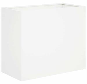 Doniczka ogrodowa Biały 60 x 30 x 40 cm Stal zimnogięta