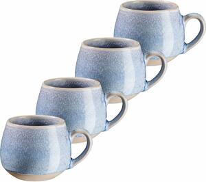 Zestaw 4 filiżanek do espresso Mäser AQUATA – 125 ml, niebieski, 125 ml